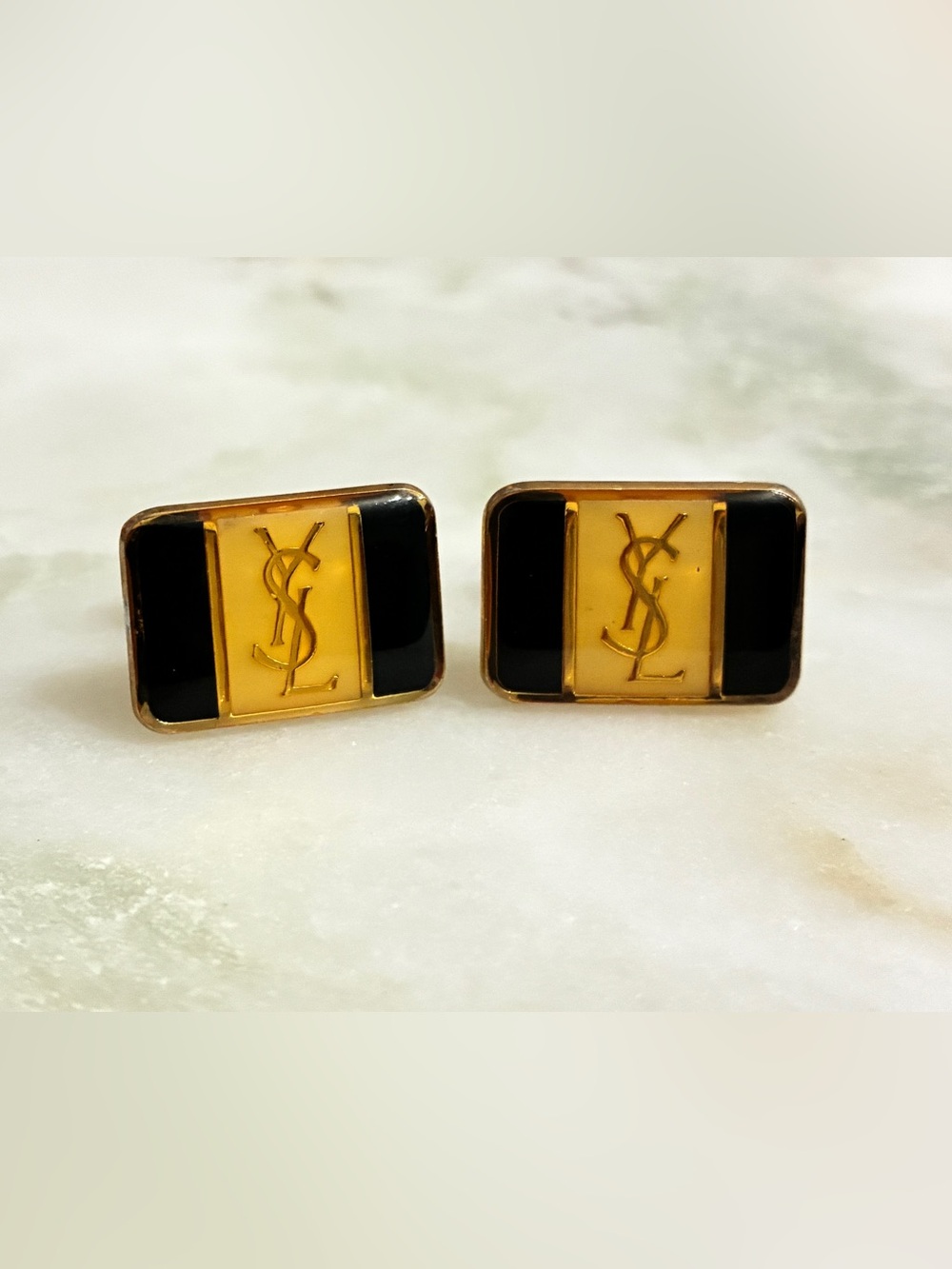 YSL Cuff Links Vintage